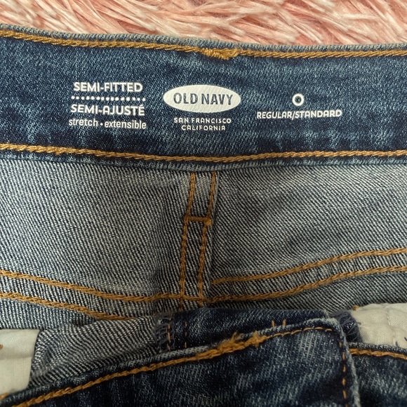 Cuffed Old Navy blue jean shorts. - Picture 3 of 3